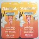 2Skintimate Vanilla Sugar(8Count 4 Blades Each)Smooth GlideShave Scented Perfume