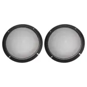 Speaker Grill Cover (w Screws), [for DIY] - 3"/Black/2Pcs