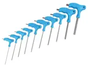 BlueSpot Tools Metric T-Handle Hex Key Set, 10 Piece B/S12185