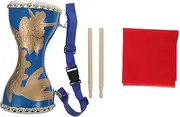 CORHAD 1 Set Fitness Drum Beat Percussion Instruments Waist Drum Percussion Instrument Metal Blue