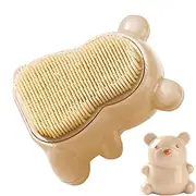 Bear Nail Brush, Creative Nailed Brush, Gentle Nail Scrubber, Easy To Clean, Compact & Lightweight, 8.2x7.4cm, Beige, Brown, Blue, Green, For Children, Women