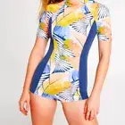 Calia by Carrie Underwood desert Flora Peri dusk zip back paddle suit size 8