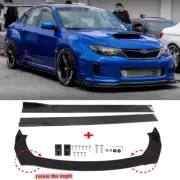 For Subaru Impreza WRX STI BRZ 86.6" Side Skirts +Car Front Lip Spoiler Splitter (for: Subaru)