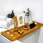 Luxury Bath Caddy Tray for Bathtub with Tablet Holder - Birthday Gifts for Women