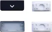 Replacement Individual Up/Down Key Cap and Hinges are Applicable for Surface Pro 4/5/6/7（Black） Keyboard to Replace The Up/Down Key Cap and Hinge