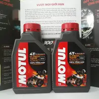 在飛比找蝦皮購物優惠-組合 2 瓶 Motul H-Tech 10W40 1L A