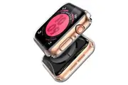 TEGAL Clear TPU Soft Case / Screen Protector for Apple Watch 8 / 7 41mm 2 pcs