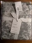 POTTERY BARN Sorrel Toile Duvet Cover-Full/Queen-Steel Blue-NWT
