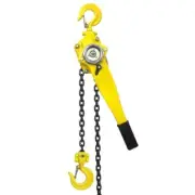 3/4 Ton Ratcheting Lever Block Chain Hoist 10ft Lift Come Along Puller 1500lbs