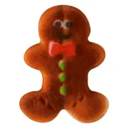 Gingerbread Man cake decor top Decorations (12 Pieces) Winter themed Cake Decor