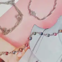 在飛比找蝦皮購物優惠-Hannah Huang Jewelry 彩色水鑽手鍊