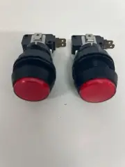 SNK Neo Geo Arcade REPLACEMENT BUTTONS Set of 2 w/ lights & Switches- Ultra 64