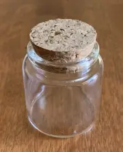 Glass Bottle Small Cork Transparent Mini Empty Glass Vials Jar Accessory