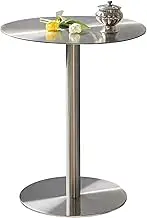 Round Side Table, Small Medium Dining Room Furniture Nightstand Coffee End Table for Living Room, Bistro, Cafe, Kitchen, Modern Home Decor Bedside Table(60x75cm/2.0x2.5ft)