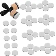 PLAFOPE 2Pcs Mini Ink Blending Tools with Wood Handle Foam Refills for Crafting Scrapbooking Journaling and Painting Round Applicator Sponges for Blending