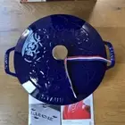 Staub WaNABE Wa-NABE Lily La mer Dutch Oven 24cm Gran Blue Double-handed Pan F/S