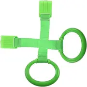 ERINGOGO Newborn Crib Hanging Rings 2pcs Toddler Pull up Rings Suction Spinners Montessori Learning Hand Pull