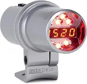 Autometer AMT-5349 Pro-Shift Pedestal Mount Shift Light, Multi-Color LED, Silver