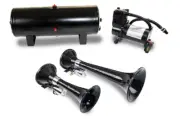 Kleinn Air Horns HK5 Complete Dual Train Horn System - Chrome