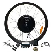 TDR 26" 4.0 Fat Tire Rear Hub Electric Bike 52V 2000W E-Bike DIY Conversion Kit