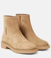 [Gianvito Rossi] Gianvito Rossi Lexington suede ankle boots AU 9 beige