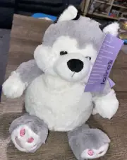 Claire’s Wolf Heatable Microwavable Hottie Plush Cozy Lodge Toy