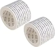 2 Rolls Party Supplies Tape Scrapbook Decorative Tape Paper Tape Notebook Tapes Scrapbook Tape Present Wrapper Stickers Adhesive Tapes Adhesive Paper Tapes Album Sticker