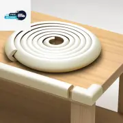 (Beige) - Furniture Edge and Corner Guards 6.2M Protective Foam Cushion 5.5M Bum