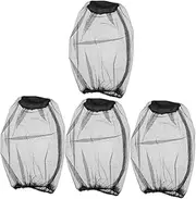 Toddmomy 4sets Hiking Hat Netting Mesh Nets for Outdoor Use Bug Netting Suit 4pcs*4