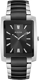 [Bulova] Men's Two-Tone Rectangle Watch