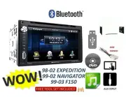 F150 NAVIGATOR ECONOLINE VAN EXPEDITION Car Stereo Radio Bluetooth TOUCHSCREEN
