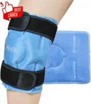 Knee Ice Pack Wrap Reusable Gel Cold Compression Injury & Post-Surgery Recovery