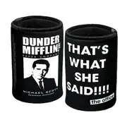 The Office Michael Scott Design Stubby Can Cooler