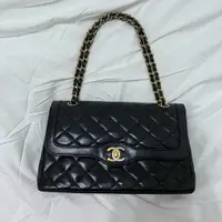 在飛比找PopChill優惠-[二手] Chanel Vintage 巴黎限定 鴛鴦包