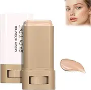 Beauty Balm Serum Boosted Skin Tint, Full Coverage Concealer Balm, Solid Tinted Moisturizing Serum Contour Stick, Deeply Moisturizing, Brightening Skin Tone, Natural Finish Makeup (Foundation Stick 4#, 18g)