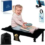 Tiny Charmz Toddler Airplane Bed - Airplane Bed for Toddler, Airplane seat Extender for Kids, Airplane Toddler Bed, Baby Airplane Bed, Toddler Airplane seat Extender, Mobile Holder, Name tag
