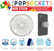 PopSockets Pop Socket Clear Glitter Phone Stand Holder Mount