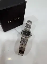 在飛比找Yahoo!奇摩拍賣優惠-BVLGARI 寶格麗 BVLGARI 26MM 黑面 日期