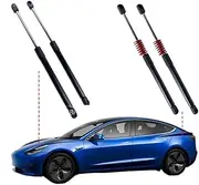 2X Front/Rear Car Trunk Engine Tail Gate Tailgate Boot Gas Spring Shock Lift Struts Support，Compatible with Tesla Model 3 2017 2018 2019(Front Rear)