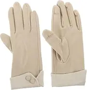 [LIFKOME] Warm Gloves Mittens for Women Cold Weather Touchscreen Thickened Fabric Gloves for Outdoor Hiking