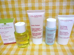 熱賣 CLARINS 克蘭詩 身體調和 油 30ml+ 宛若新生撫紋霜 ( 升級)+牛奶果 +美腿滋潤乳