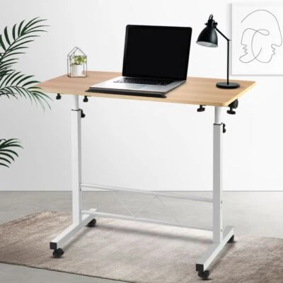 Laptop Desk Portable Mobile Computer Stand Student Study Table Height Adjustable