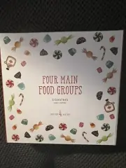 Pottery Barn Elf Food Group Coasters-Set of 4-Buddy-Movie-New in box