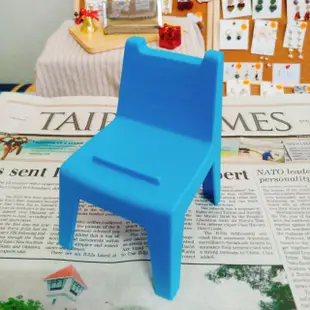 拍攝道具—可放手機或當擺飾的小椅子(藍色/桃色)