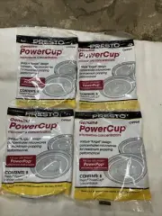 4 Pack Presto 09964 Microwave Power Pop Powercup Popcorn Concentrator 32 Total
