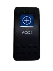 Carling Blue Lighted "ACC 1" Rocker Switch Cover