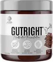 ATP Science GutRight® Gut Daily Health Supplement, Modbiotic and Polyphenol Compounds for Better Gut health, Digestion & Digestive Support, Plant-Based, Non-GMO, Fibre, Flavour: Rich Chocolate, 150g