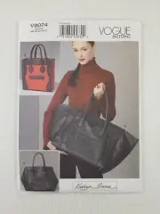 Vogue Sewing Pattern 9074 V9074 Misses Bags 2 styles Pattern Size S&L NEW