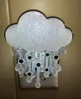 Bath & Body Works Raincloud Wallflower Plug In Light Up Scent Control Blue Cloud