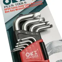 在飛比找momo購物網優惠-【ORX】台灣製 螺旋六角扳手組(球型 內六角螺絲板手 滑牙